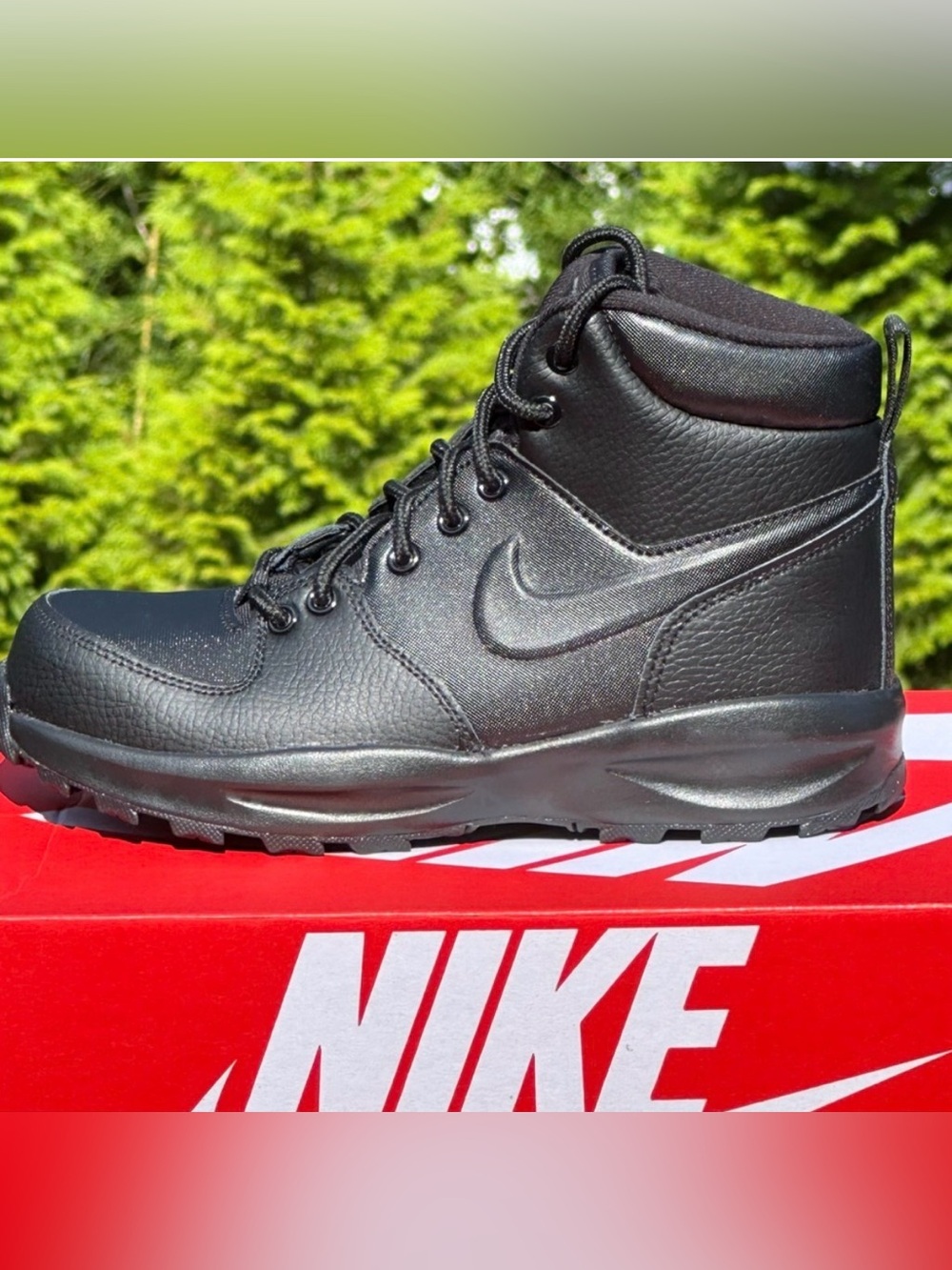 NEW Nike Manoa Youth All Weather Waterproof Casual Sneaker Boots - Big Kid 4Y